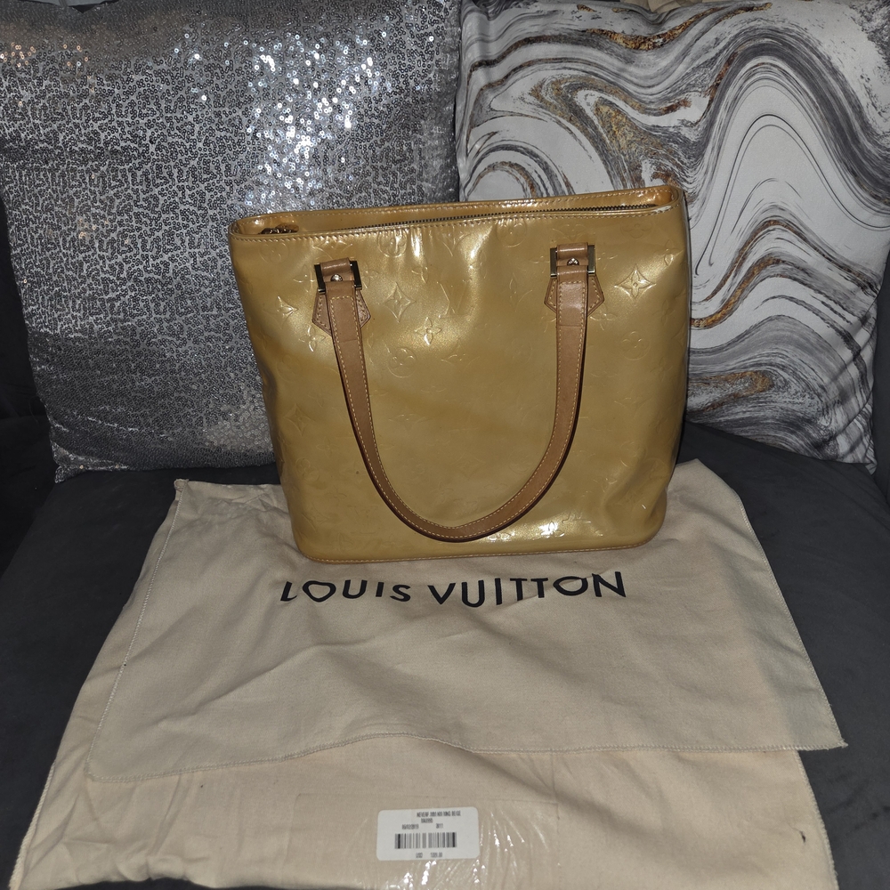 Louis Vuitton Yellow Tote Bag